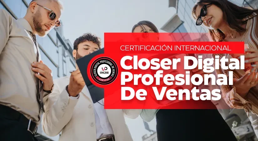¡Certificación Internacional De Closer De Ventas Digital Profesional!